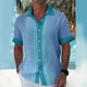 thumbnail image 2 of Hawaiian Shirt For Men, Men's Vintage Button Down Bowling Shirts Short Sleeve Summer Beach Shirt 4XL, 2 of 5