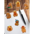 thumbnail image 3 of Clip Memo Cgtredaw 8 Piezas Acrílico Capybara para Estudiantes, 3 of 9