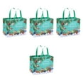 thumbnail image 3 of 4 bolsas de regalo de Navidad, bolsas de mano, multiusos, bolsas de envoltura, reutilizables, ligeras, bolsas portátiles de almacenamiento no tejidas Verde hierba, 3 of 8