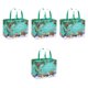 thumbnail image 3 of 4 bolsas de regalo de Navidad ligeras, reutilizables, creativas, para envolver y almacenar Verde hierba, 3 of 9