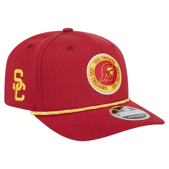 Men's New Era Crimson USC Trojans COOLERA 9SEVENTY Rope Stretch-Snap Hat