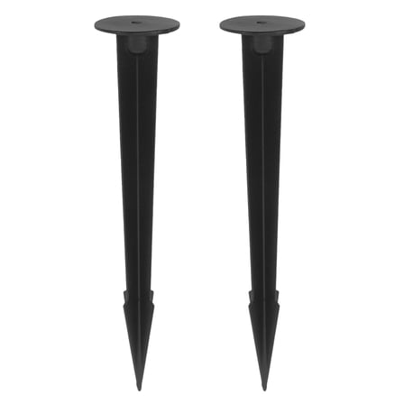Pingxizhi 2 Sets Outdoor Ground Stakes Garden Lights Spike Landscape Yard Lamps Stakes Accessory