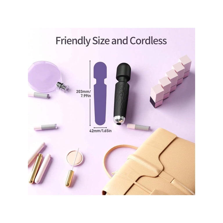 Mini Personal Massager for Women, Handheld Cordless Massager Wand with 10  Vibration Levels, IPX7 Waterproof Body Massager for Neck Back Shoulders  Legs Feet, Home and Travel Use - Walmart.com