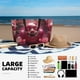 thumbnail image 5 of Disketp Surreal Pink Headphones Bolsa de Playa de Gran Capacidad, Bolso Impermeable y a Prueba de Arena para Mujer, Ideal para Playa, Piscina y Natación, 5 of 7