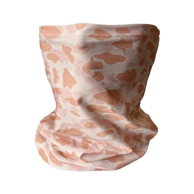 Pañuelo de verano para el cuello, mascarilla para montar en moto, polaina de secado rápido Naranja camuflaje