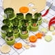 thumbnail image 5 of 12 Uds. Cortadores de galletas de acero inoxidable, cortadores de galletas de frutas y verduras, juegos de formas, patrón de molde, para decoración de alimentos para hornear para niños Adepaton WRLF-471, 5 of 8