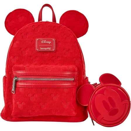 Loungefly Disney Mickey Ears Burnout Mini Backpack