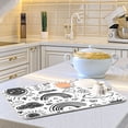 thumbnail image 6 of Yayeee Dish Drying Mat for Kitchen Counter Ultra Absorbent Easy Clean Pad 18x16", Clouds and Suns, 6 of 7