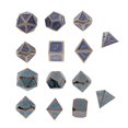 thumbnail image 1 of Juegos de dados poliédricos, 7 piezas X 2 juegos de dados para juegos de RPG MTG con D8 D10 D12 D20 yotijar Lote de dados poliédricos de aleación de zinc, 1 of 10