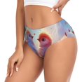thumbnail image 2 of Fotbe Heart Sky Bird Couple Calzones Estampados para Mujer – Ropa Interior de Algodón, Cómoda, Suave y Elástica-3X-Large, 2 of 6