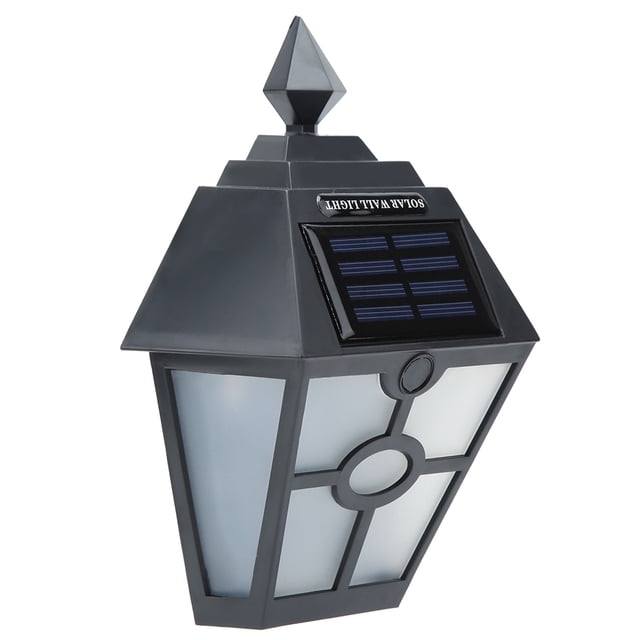 Luz Hexagonal, Luz Solar, 19 cm / 7.4in negro+ para patios traseros patios de patio