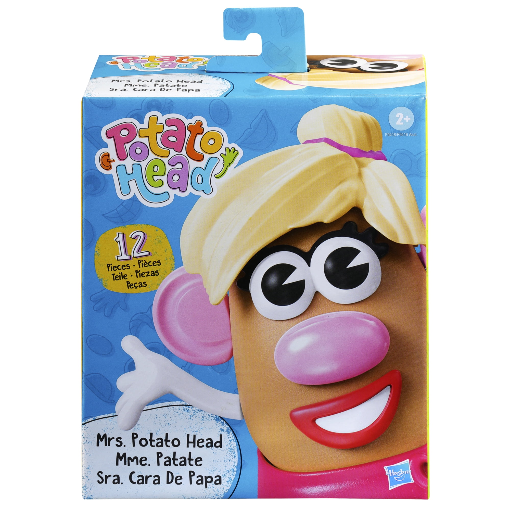 Potato Head Mrs. Potato Head Toy with 12 Pieces, Preschool Toys for Ages 2+  (图2)
