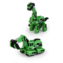 Kayannuo Christmas Toys Car Deformation Dinosaur Simulation Brachiosaurus Model Children's Collision Impact Inertial Excavator