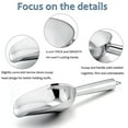 thumbnail image 3 of VeSteel Rust Resistant 3 oz Stainless Steel 6.5" Kitchen Utility Scoop, 3 of 7