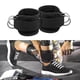 thumbnail image 4 of Correas de tobillo acolchadas para sujeción de de cable Pierna Polea de retroceso Par de entrenamiento Puños de tobillo para caderas Isquiotib Negro Soledad Correa de tobillo de gimnasio, 4 of 8