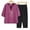 Purple, variant on CLOISE Women Pj Sets 2-Piece Casual Half Sleeve Sleepwear Shirts and Cozy Capri Pants PJ Set Comfy Embroidery Graphic Trendy Night Clothes