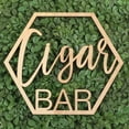 thumbnail image 2 of Koyal Wholesale Wood Cigar Bar Sign, Party Banner, Decorations For Wedding, Bachelor Party, Cigar Lounge, Man Cave, Den, 2 of 7
