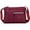 Red, variant on Gustave Nylon Crossbody Bag Purse for Women Casual Travel Shoulder Handbag Waterproof Lightweight Satchel Messenger Bags with Lots of Pockets "Red"