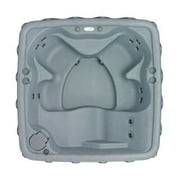 Aquarest Spas Elite 500 5-Person Lounger Plug and Play with 29 Stainless Jets, Ozone, and LED Waterfall by AquaRest Spas - Graystone