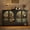 Black:Half-Arched Glass Panel, variant on Foreate 53" Steel Storage Cabinet with 2 Glass Doors & COB Lights | 66lbs/Shelf Load-Bearing | Adjustable Shelves, Tempered Glass | Modern Sideboard for Kitchen/Dining