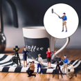 thumbnail image 2 of Langgg 1:64 Hand Painted Model People Figure Diorama Scenery Sound Assistant Blue, 2 of 9