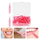 thumbnail image 5 of 1 caja de 30 unidades de cepillos interdentales retráctiles para el cuidado dental (rosa, 0,6 mm), 5 of 7