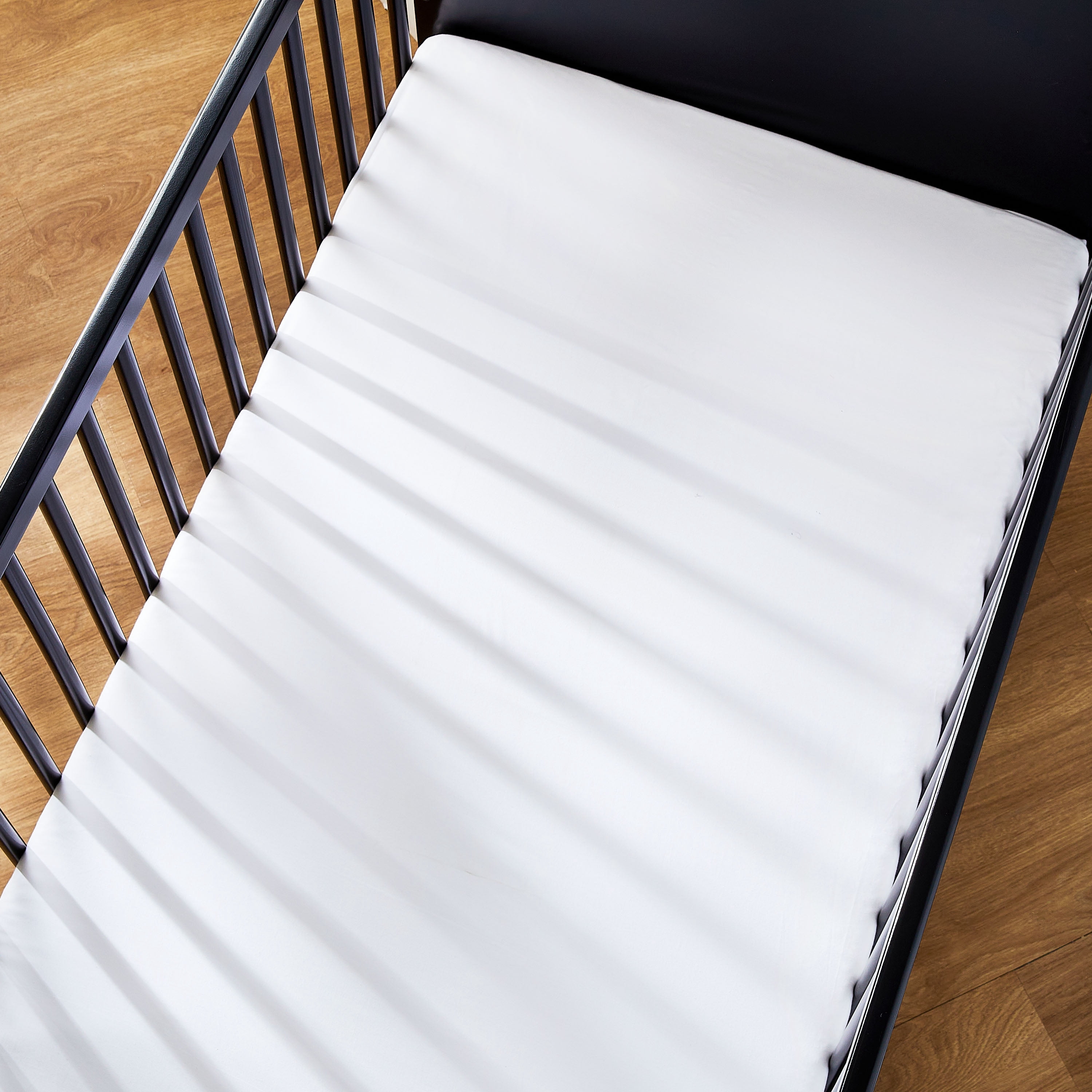 (3 pack) Parent's Choice 100% Cotton Fitted Crib Sheet, Solid White