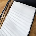 thumbnail image 2 of Parent's Choice 100% Cotton Infant Fitted Crib Sheet, Solid White, 2 of 7