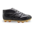 thumbnail image 1 of Manriquez Botines de fútbol piel tachones suela hule fútbol tierra firme negro, 1 of 5