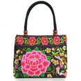 thumbnail image 2 of AIGIA Women Floral Handbags Embroidery Purse Vintage Hobo Tote Bag Ethnic Shoulder Bag, 2 of 17