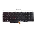 thumbnail image 4 of Dalazy Keyboards Curved Design Mute Input Apparatus Efficient Office Protective Backlit Pointer Replacement for ThinkPad P51, 4 of 6