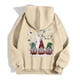 thumbnail image 4 of WILLBEST Sudadera Deportiva para Mujer Ladies' Christmas Printed Zipper Long Sleeved Pocket Adjuststring Casual Hooded Sweatshirt 1730 Chica​​, 4 of 8