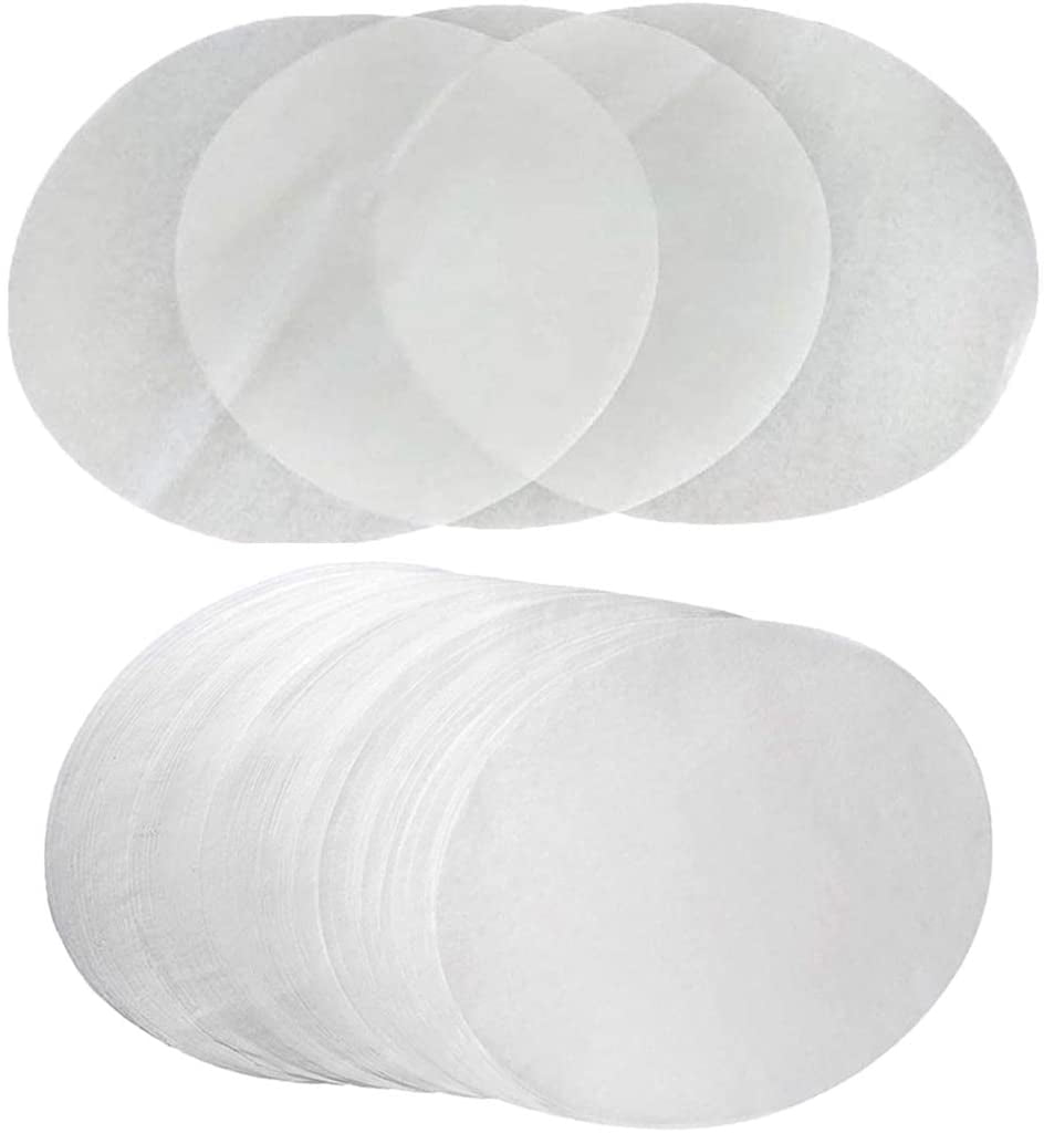 Cheesecake Pizza pans 100 Pcs 6" Parchment Circles – for Round Cake Pans 