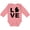 Mauve, variant on Inktastic Love Michigan Boys or Girls Long Sleeve Baby Bodysuit