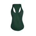 thumbnail image 3 of AKOEE Racerback Tank Tops for Women Casual Summer Beach Low Scoop Neck Tees Sleeveless Light Workout Clothes (L, Green), 3 of 8