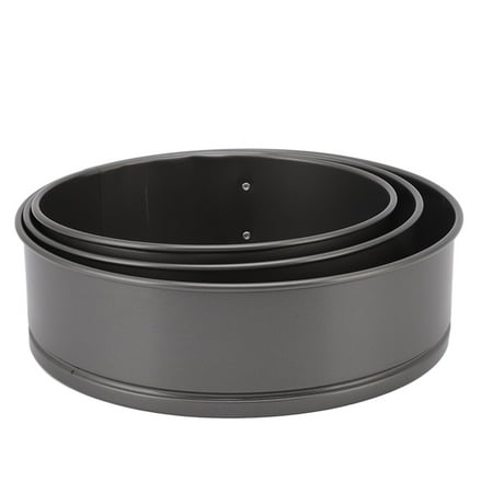 

Round Cake Pan Set Prevent Sticking Food Grade Double Layer Coating Easy Release Springform Pan Set For Bakery For Bread For Restaurant For Cheesecake