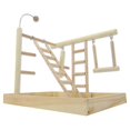thumbnail image 4 of Columpio para Jaula de Loros YONGSHENG Escalera de Madera Suministros de Pie, 4 of 5