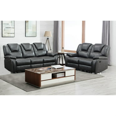 Leather Reclining Three Seater Sofa, Amalfi Brown Leather Power Motion Reclining Sofa Reviews