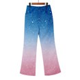 thumbnail image 6 of Delayuji Women's Casual Loose Wide Leg Pants Gradient Color White Point Printed With Pockets, 6 of 7