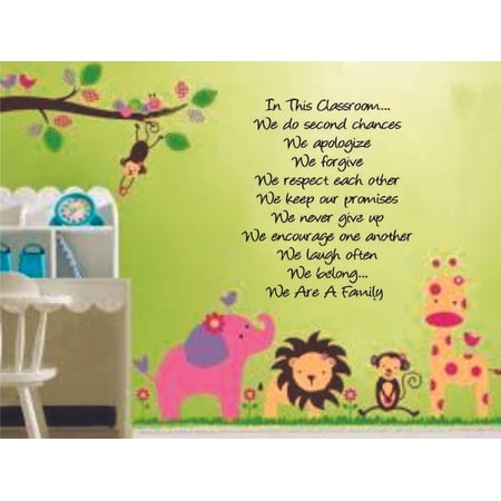 Do It Yourself Wall Decal Sticker In This Classroom.. 8 X12 Living Room Home Décor