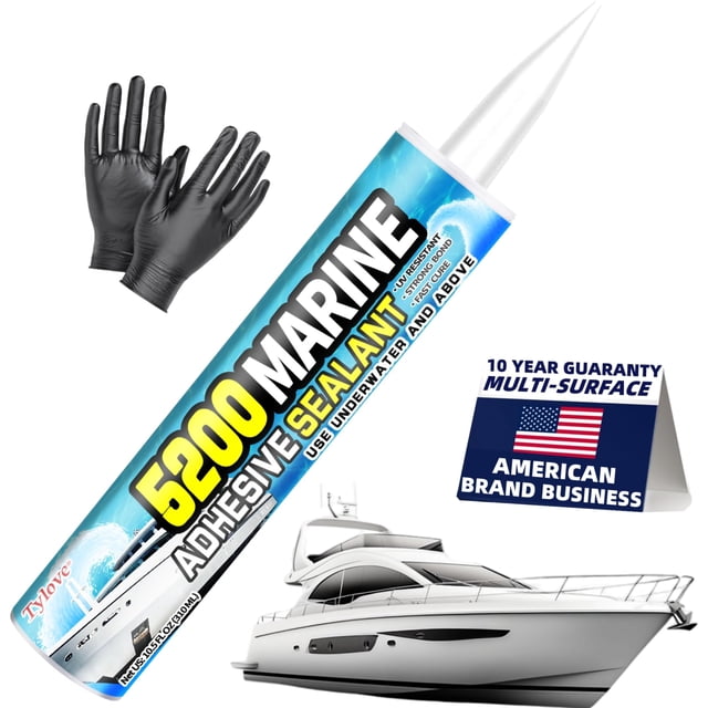 Sellador marino Tylove 5200, de secado rápido, resistente al agua, 30 ml