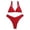 Red, variant on Swimsuits for Women Ruched Shirred All Over Flattering One Piece Fashion Outfits,Yellow,M