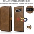 thumbnail image 3 of MYKOMI Phone Case for Samsung Galaxy Note 8 Wallet Detachable Cover with HD Screen Protector and Flip Credit Card Holder Cell Accessories Glaxay Note8 Not S8 Galaxies Gaxaly Women, 3 of 7
