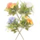 thumbnail image 4 of KAKOWELY 4 piezas de decoración de flores simuladas, florero de adorno de flores artificiales realistas, decoración de flores falsas, 4 of 5