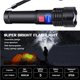 thumbnail image 3 of Linterna De Aleación De Aluminio Foco Telescópico Linterna Led Carga Usb Linterna De Trabajo Con Cuatro Engranajes Rango De Tiro Lejano Para Caminatas Al Aire Libre Caminar matsuzay HA022310-00, 3 of 7