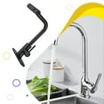 thumbnail image 2 of relayinert Modern Kitchen Faucets With High Arc Spout Corrosion-resistant And Easy To Clean Modern And Sprayer Black, 2 of 6