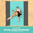 thumbnail image 2 of Beach Blanket Oversized Extra Large 78" X 81",Waterproof Sandproof Beach Blanket 1-7 Adults Lightweight Durable for Travel Camping Hiking Picnic, 2 of 7