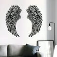 thumbnail image 2 of LAMIRO Pair Metal Wall Art with Led Lights Wall Art Sculpture Decor Cool 3D Shadow, Easy to Hang for Bedroom Living Room Office, 2 of 6