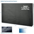 thumbnail image 2 of Black Screen Cover for 60" to slim 65" TV, Outdoor Waterproof Weather Resistant, 2 of 7