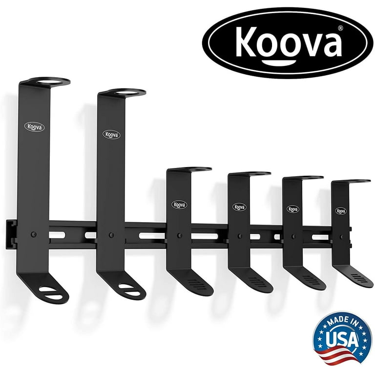 Koova Modular Fishing Rod Holder for Garage, Heavy Duty Rust Resistant  Steel, Spinning or Offshore Systems